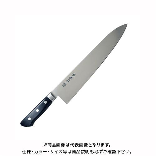 (受注生産)関兼常 AUS-10シリーズ 兼常作 モリブデン鋼 口金付黒合板柄 牛刀 KC-175
