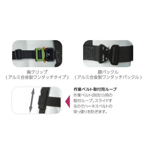 (お買い得)タイタン 江戸鳶ハーネス フルハーネス本体 作業ベルトなし M ブラック ETN-10A-M|KanamonoYaSan KYS|01