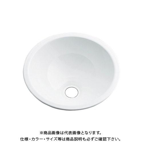 本日特価】【本日特価】カクダイ 丸型手洗器 ホワイト 493-026-W 水