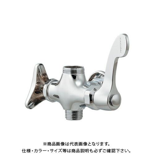 カクダイ KAKUDAI 704-497-13QR 厨房双口横形水栓 704-497-13QR