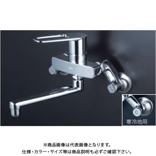 KVK 寒壁シングル混合栓 MSK110KZKCT