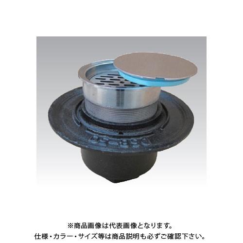 アウス 防水用床排水トラップ掃除口(内部目皿付) D-5B-3CO