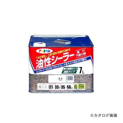アサヒペン AP 油性シーラー 7L 透明(クリヤ)