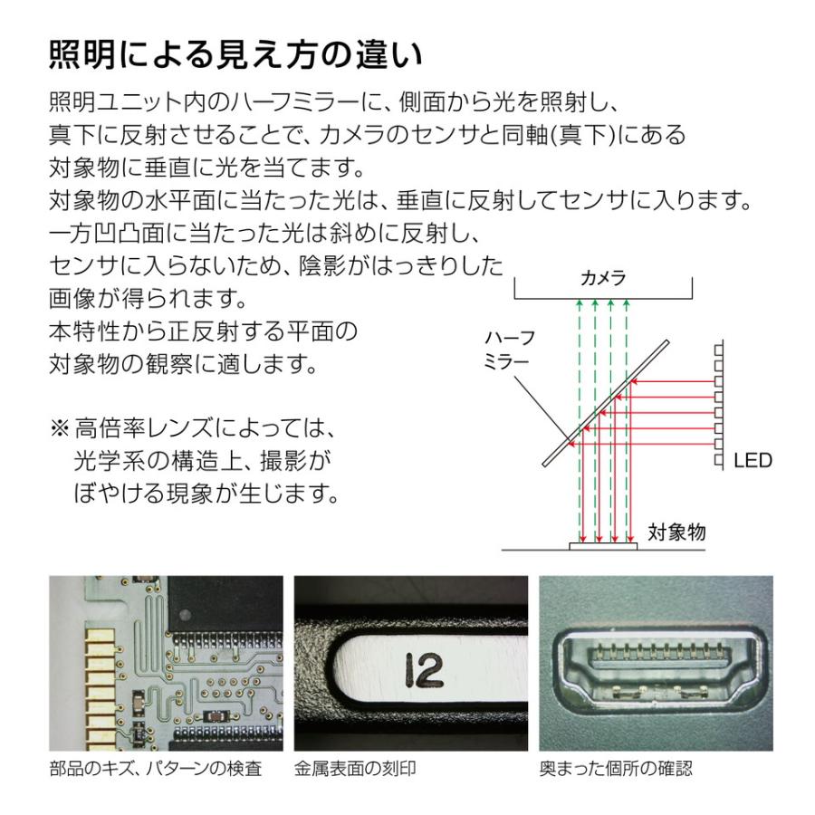 LEDライト 同軸落射照明 鏡面 観察 L-716 ホーザン HOZANの画像
