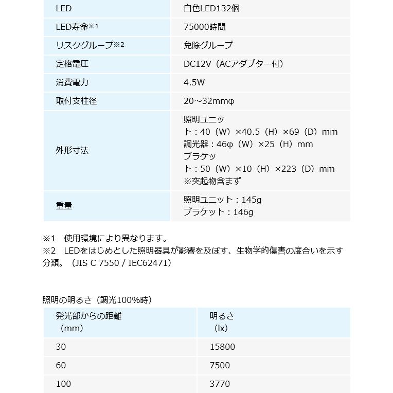 LEDライト 同軸落射照明 鏡面 観察 L-716 ホーザン HOZANの画像