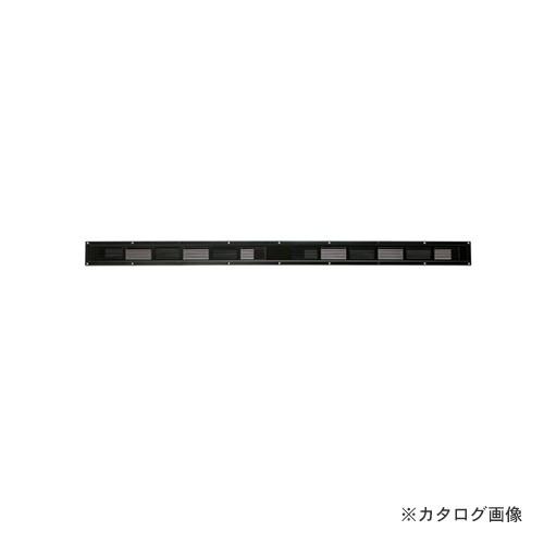 カネシン フャイヤーストップ45換気口 ロングタイプ ブラック (10台入)  ダンパー付 SS-90-FD
