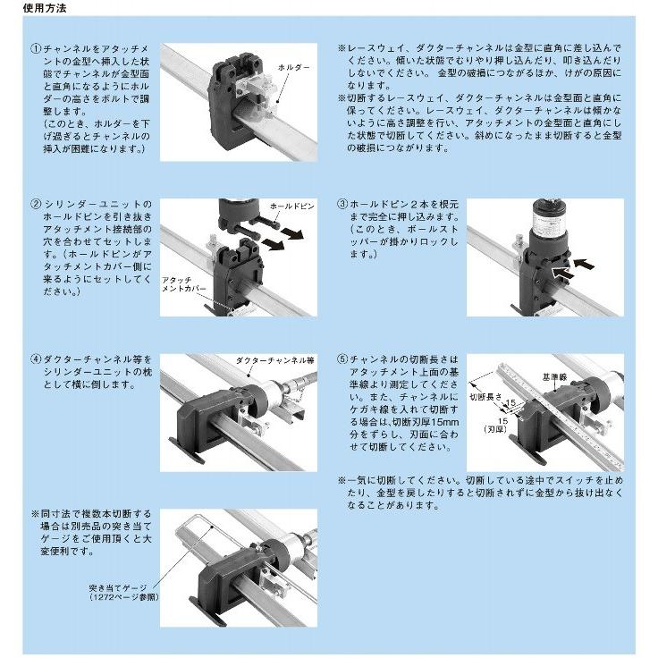 ネグロス電工 MAKE-DCD1 (チャンネルカッターアタッチメントMAKE