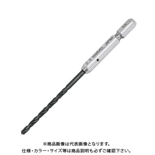 マーベル MERVEL 6角軸鉄工用ドリル(3.2mm) 6MTD-32｜kys