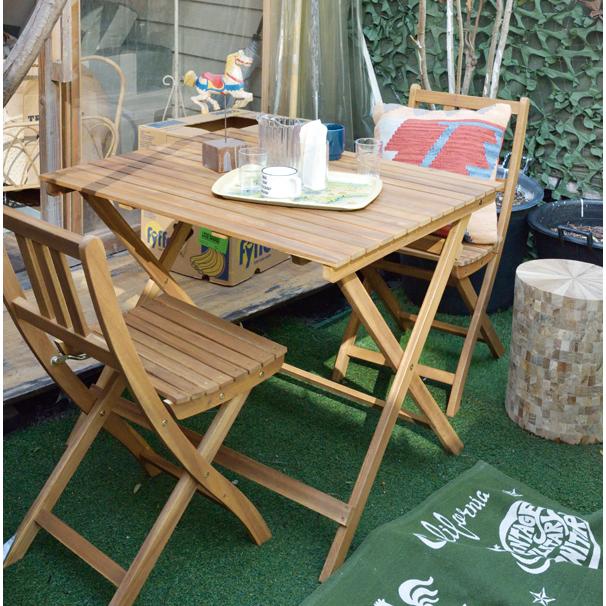 東谷 直送品 バイロン 折りたたみテーブル ライトブラウン NX-903