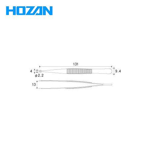 HOZAN（ホーザン） ピンセット P-878 : KanamonoYaSan KYS - 通販