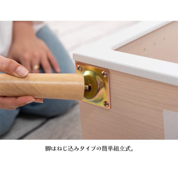 直送品 東谷 AZUMAYA コレクションシェルフ W36.5×D25×H95 ホワイト ガーリー 北欧 木製 推し活 PT-621WH_12