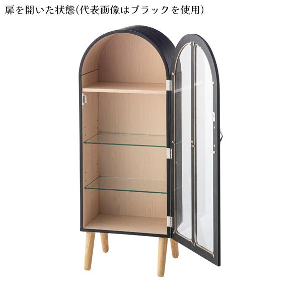 直送品 東谷 AZUMAYA コレクションシェルフ W36.5×D25×H95 ホワイト ガーリー 北欧 木製 推し活 PT-621WH_2