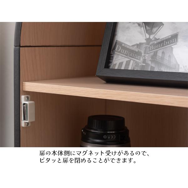 直送品 東谷 AZUMAYA コレクションシェルフ W36.5×D25×H95 ホワイト ガーリー 北欧 木製 推し活 PT-621WH_8