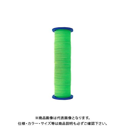 シンワ測定 ゴム水糸 リール巻 3mm 30m 蛍グリーン 79032｜kys