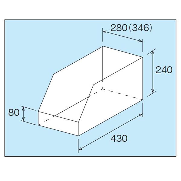 送料別途 直送品 中軽量ラック (段ボール仕切ケース付モデル) 単体 アイボリー (間口)1200 (奥行)450 (高さ)1800mm サカエ RLW-1326-S20の画像