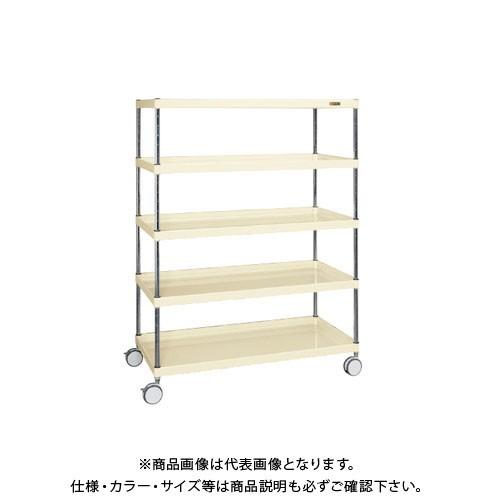 (送料別途)(直送品)サカエ ニューCSパールラックワゴン(双輪キャスター仕様) CSPRA-2125RDI