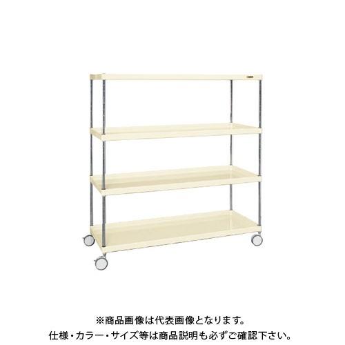 (送料別途)(直送品)サカエ ニューCSパールラックワゴン(双輪キャスター仕様) CSPRA-2224RDI