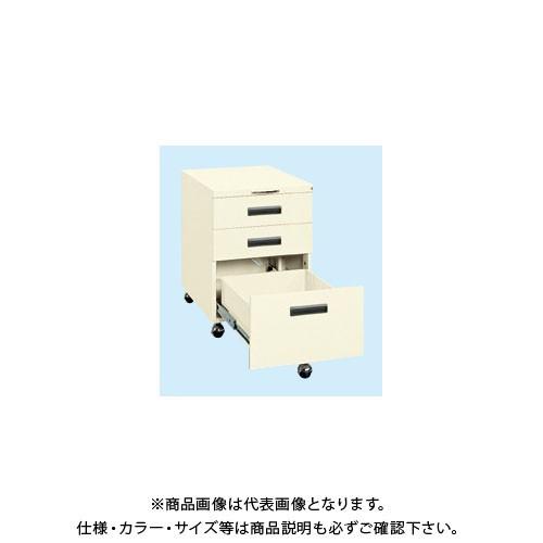 (送料別途)(直送品)サカエ 作業台用キャビネットワゴン NW-3CBI