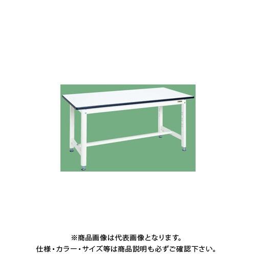 (送料別途)(直送品)サカエ 中量作業台・扇形支柱(パールホワイト) KF-59W