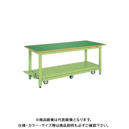 (送料別途)(直送品)サカエ 軽量作業台KKタイプ・ペダル昇降移動式 KK-157Q6F