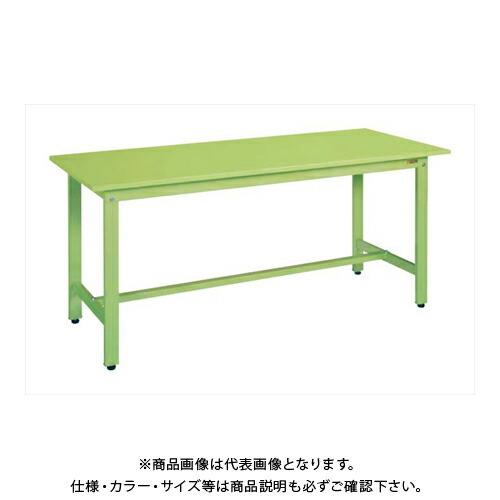 (送料別途)(直送品)サカエ SAKAE 軽量作業台KHタイプ(スチール天板) W1800×D600×H800 グリーン KH-68S
