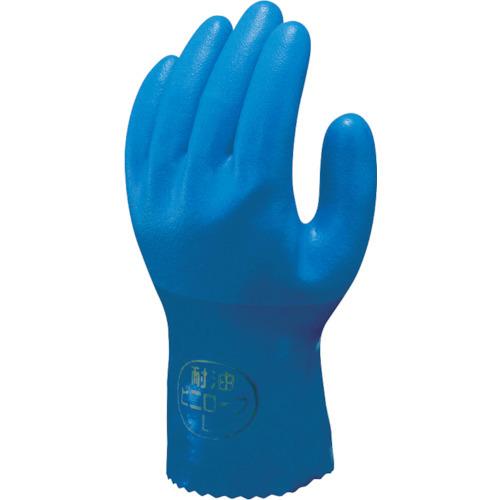 ショーワ 塩化ビニール手袋 No652耐油ビニローブ2双パック ブルー LLサイズ NO652-LL｜kys