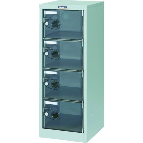 (送料別途)(直送品)TRUSCO シューズケース 4人用 296X380XH880 透明 SC-04PC