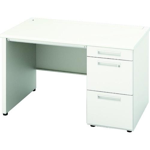 (送料別途)(直送品)ナイキ 片袖デスク(パネル脚) 1000×700×720 XEHH107GP-WH