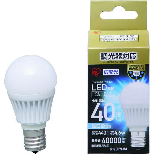 IRIS LED電球 E17広配光タイプ 調光器対応 40形相当 昼白色 LDA5N-G-E17/D-4V3｜kys