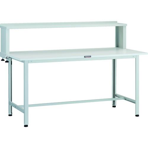 (送料別途)(直送品)TRUSCO AO型軽量作業台 1500X750 上棚付 AO-1575YURB