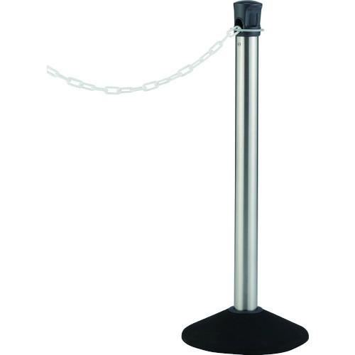 (送料別途)(直送品)テラモト チェーンスタンド プラチェーン 白 SU-662-100-8