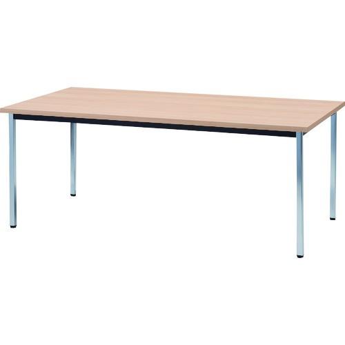 (送料別途)(直送品)TRUSCO 抗ウイルステーブル チーク 900×900 TUVT-0990-T