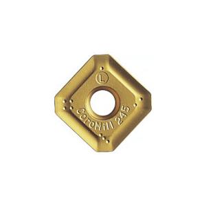 サンドビック コロミル245 フライス加工用チップ(350) 2040 10個 R245-12 T3 E-ML:2040