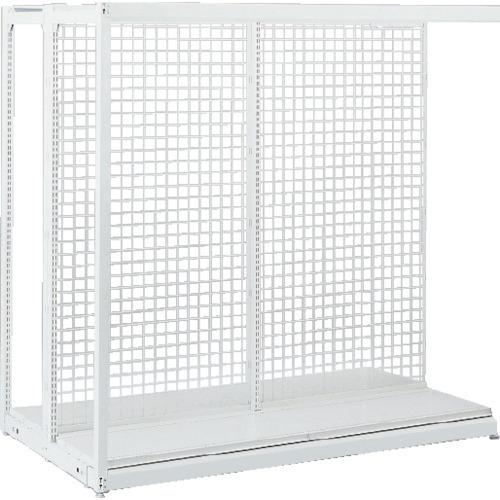 (送料別途)(直送品)タテヤマアドバンス 陳列機器 KZG両面ネットタイプ連結 間口900×1200×2100mm SX3466 WH