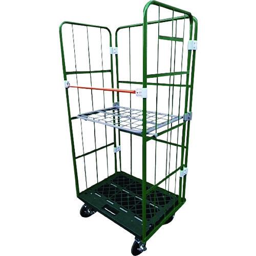 (送料別途)(直送品)ヤマト 跳ね上げ中間棚付コンビテナー LRC50J-PG(HA)