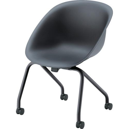 (送料別途)(直送品)イトーキ ワンチェアネスタブルヌードシェルタイプダークグレー KLD-915-C3