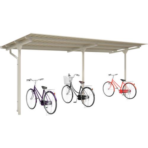 (送料別途)(直送品)ダイケン 自転車ルーフ 直線屋根中央柱 高耐食仕様 連結型 通常タイプ 屋根間口2550mm CYTFKR2520US