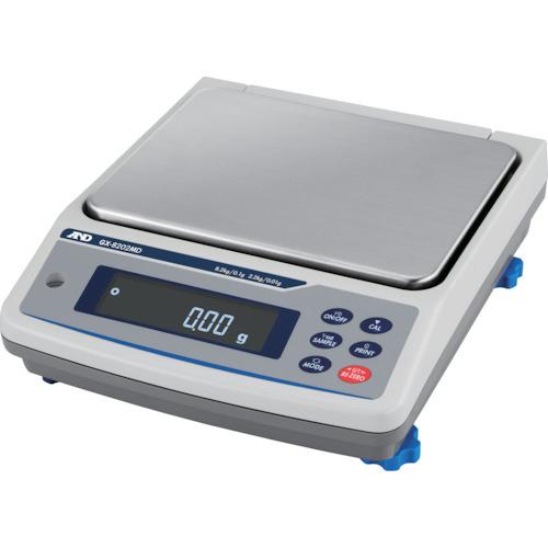 (送料別途)(直送品)A&D 防塵・防水型校正用分銅内蔵中量級天びん GX-8202MD GX-8202MD