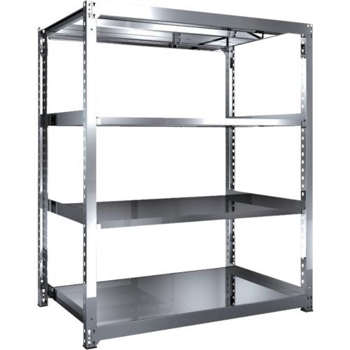 (送料別途)(直送品)TRUSCO ステンレス棚 SM3型 1500X921XH1800 4段 単体 SM3-6594