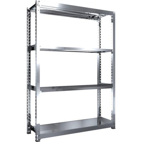 (送料別途)(直送品)TRUSCO ステンレス棚 SM3型 1500X471XH2100 4段 単体 SM3-7554