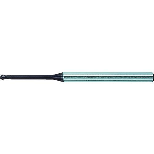 三菱K 2枚刃インパクトミラクルロングネック 超硬ボールエンドミル0.4mm VF2XLBR0020N020S04