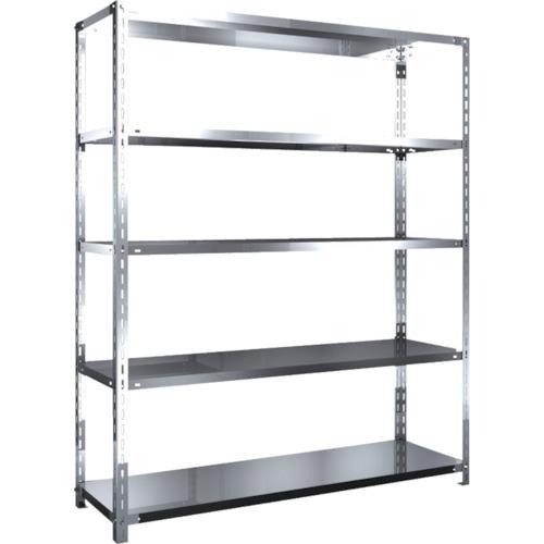 (送料別途)(直送品)TRUSCO ステンレス棚 SUS304製軽量棚 1500XD450XH1800 天地5段 SU3-6545