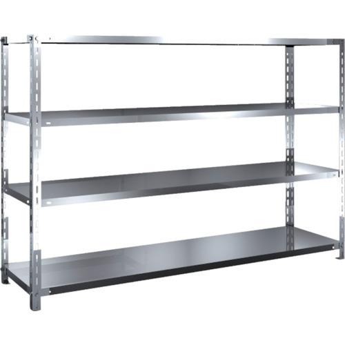 (送料別途)(直送品)TRUSCO ステンレス棚 SUS304製軽量棚 1800XD450XH1200 天地4段 SU3-4644