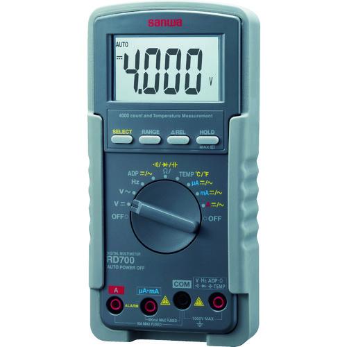 【未使用】ｻﾝﾜ RD700 ﾃﾞｼﾞﾀﾙﾏﾙﾁﾒｰﾀ ﾃｽﾀｰ ﾘｰﾄﾞ棒(EA707G-14用)付き【ハンズクラフト沖縄豊見城店】 SANWA デジタルマルチメータ RD700 : KanamonoYaSan KYS - 通販