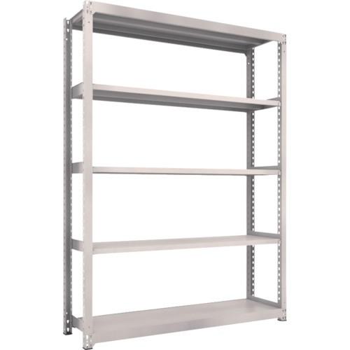 (送料別途)(直送品)TRUSCO スチールラック M3型中量棚 1800X471XH2400 5段 単体 ネオグレー M3-8655:NG