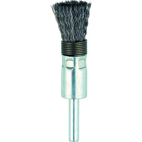 TRUSCO中山 TRUSCO 筒型ブラシΦ15X軸6 鋼線0.3 スプリング付 TEBS-15S 