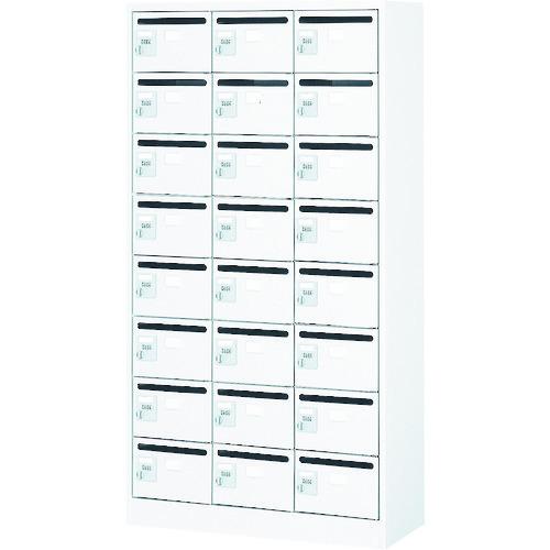 (送料別途)(直送品)TRUSCO メールボックス 24人用 手ぶらキー 900X380XH1700 WMVK-24P