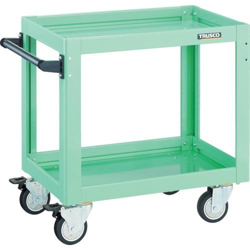 (送料別途)(直送品)TRUSCO ツールワゴン ドルフィン 600×400 4輪自在 ウレタン車輪 ヤンググリーン DLWS-662UJ-YG