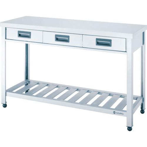 (送料別途)(直送品)アズマ 片面引出し付作業台スノコ板付 1200×450×800 KTO-1200