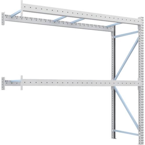(送料別途)(直送品)TRUSCO 重量パレットラック1トン2500×900×H2500連結 2段 1D-25B25-09-2B